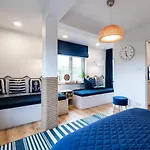 Niebieskie Z Klimatyzacja 100 M Do Plazy Apartman Rowy
