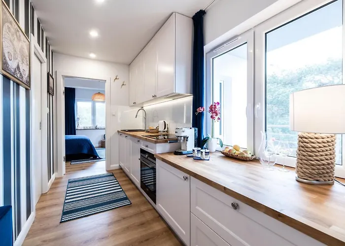 Niebieskie 13 Z Klimatyzacją 100 M Do Plaży Dawniej Blue Marine Apartament Rowy (Pomerania)