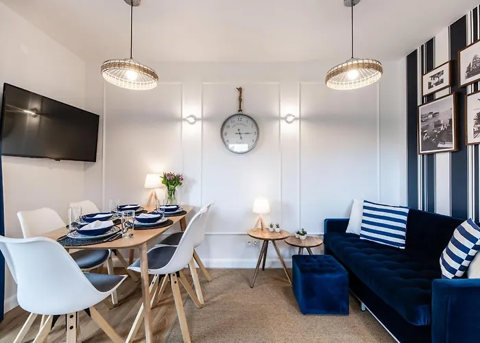 Apartament Niebieskie 13 Z Klimatyzacją 100 M Do Plaży Dawniej Blue Marine Rowy (Pomerania)