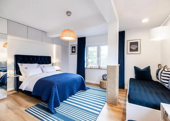 Niebieskie 13 Z Klimatyzacją 100 M Do Plaży Dawniej Blue Marine Apartament *