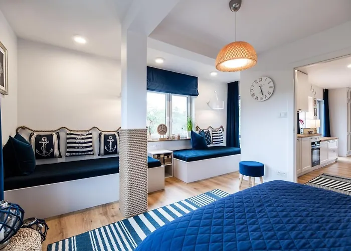 Niebieskie 13 Z Klimatyzacją 100 M Do Plaży Dawniej Blue Marine Apartament Rowy (Pomerania)