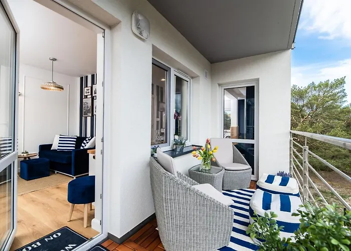 Apartament Niebieskie 13 Z Klimatyzacją 100 M Do Plaży Dawniej Blue Marine